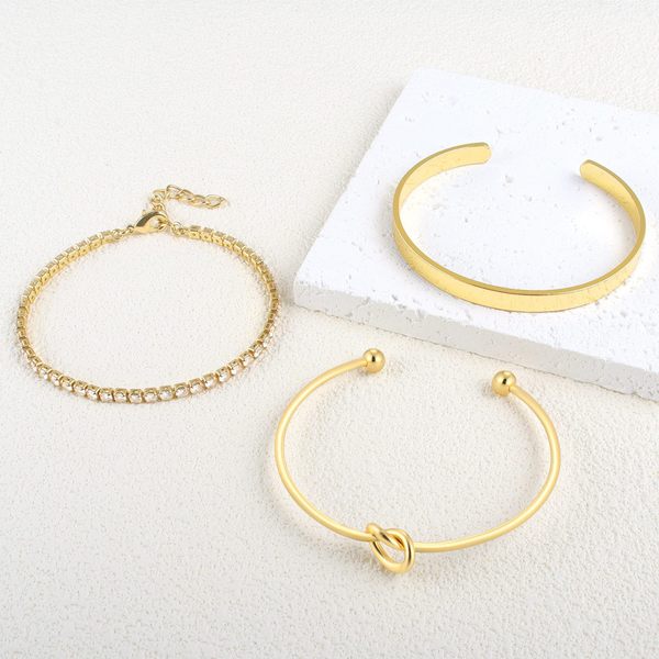 Golden Bracelet Set