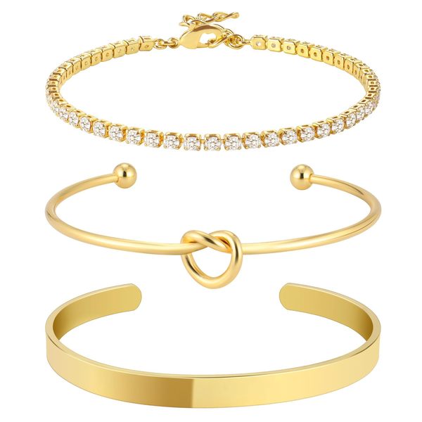 Golden Bracelet Set