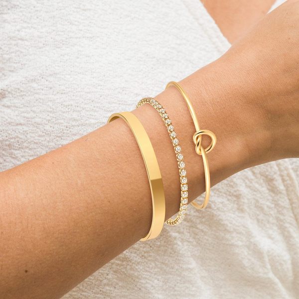 Golden Bracelet Set